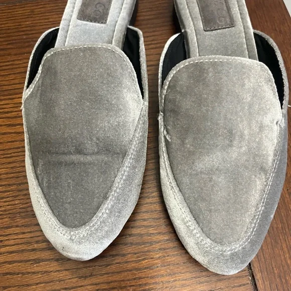Rag & Co. gray velvet‎ mule NEW 7.5 - Picture 4 of 7